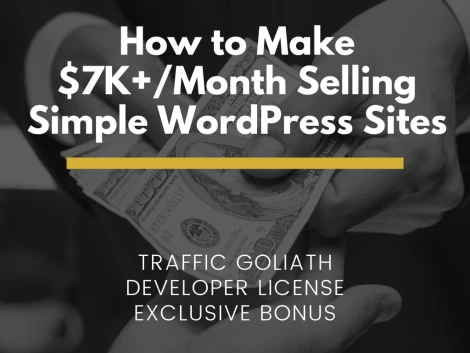 How to Make $7K+Month Selling Simple WordPress Sites