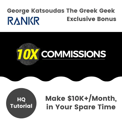RankR Bonus - 10X Commissions