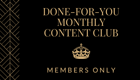 DFY monthly content club card